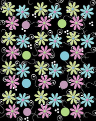 Trio of Petals With Curls Muted