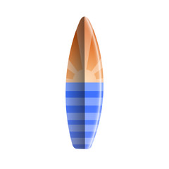 Isolated Surfboard