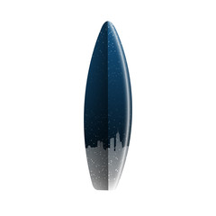 Isolated Surfboard