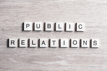 Naklejka premium Society and public relations