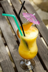 Yellow melon lemonade