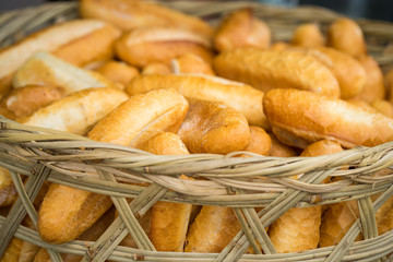 Breads in basket
