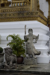 Steinstatue in Bangkok