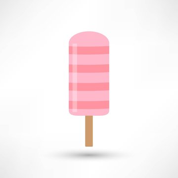 Ice cream vector sign illustration