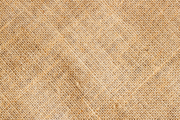 Closeup of Texture Natural sackcloth for background. Eco friendly. Place  writing text