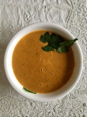 Operierte Linsensuppe