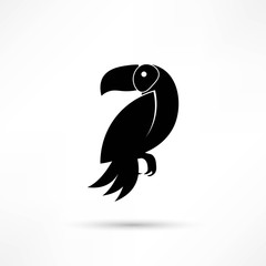 Naklejka premium Toucan, Vector illustration of a Toucan