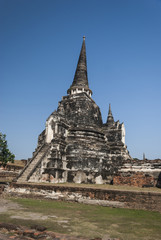 Древний храм в Аютхае. Тайланд