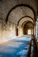 Fototapeta na wymiar Dans l'Abbaye de Montmajour près d'Arles