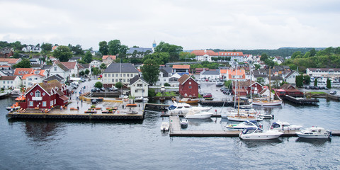 Fototapeta na wymiar Port de Langesund