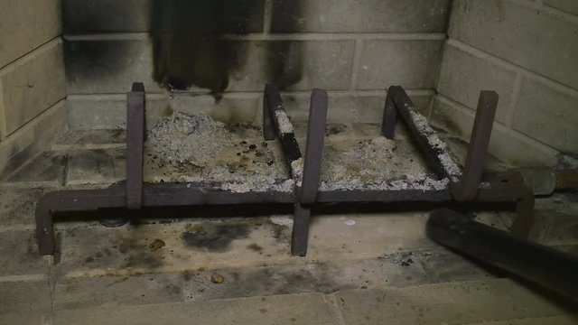 Chimney Log Dust Vacuum Cleanup 4k 