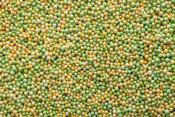 Multicoloured sweet sugar balls. Small ball pattern.
