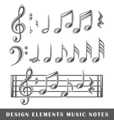 Music notes