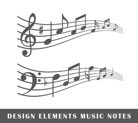 Music notes