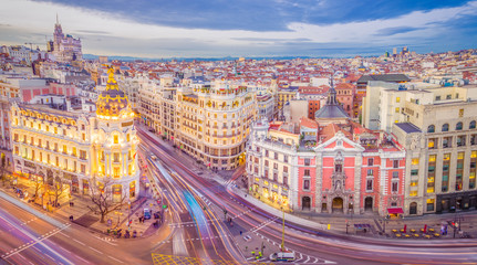Gran Via From Above