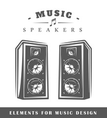 Professional music speaker