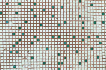 Fototapeta premium abstract, square tiles laid in a random order, mosaic