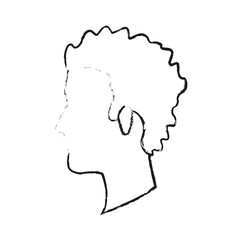 Obraz na płótnie Canvas man face cartoon icon over white background. vector illustration
