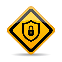Abstract security vector sign