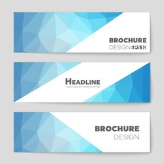 Fototapeta premium Abstract vector layout background set. For art template design, list, page, mockup brochure theme style, banner, idea, cover, booklet, print, flyer, book, blank, card, ad, sign, sheet,, a4.
