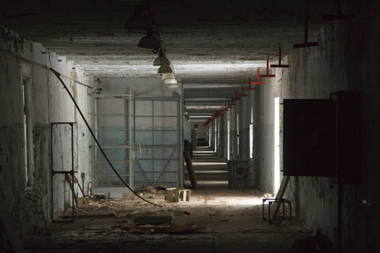Long Corridor in the Duga Installation 