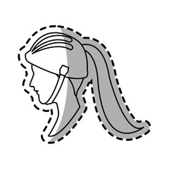 woman cartoon icon over white background. vector illustration