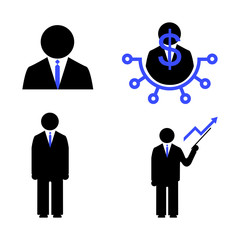 Set of business icons