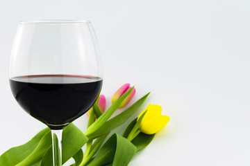 Wine and Tulips
