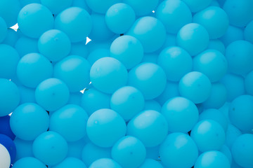 Air light blue balloon background