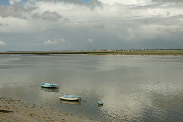 Barque en baie de Somme,Picardie