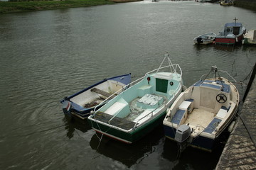 Bateau au port, Baie de Somme