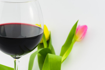 Wine and Tulips