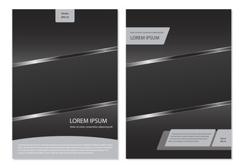 Brochure template elegant abstract vector