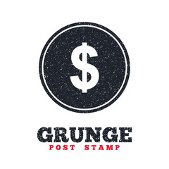 Dollar sign icon. USD currency symbol.