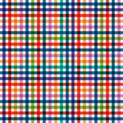 Simple geometric vector pattern - lines on white background