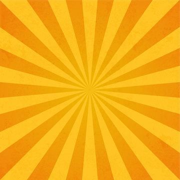 Retro rays comic yellow background raster gradient halftone pop art style