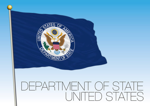USA, flag of the Department of State