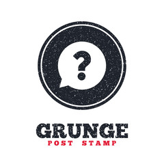 Question mark sign icon. Help symbol.