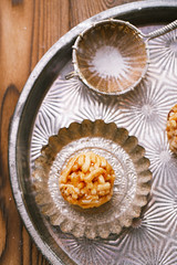 Chak-chak traditional asian sweet dessert