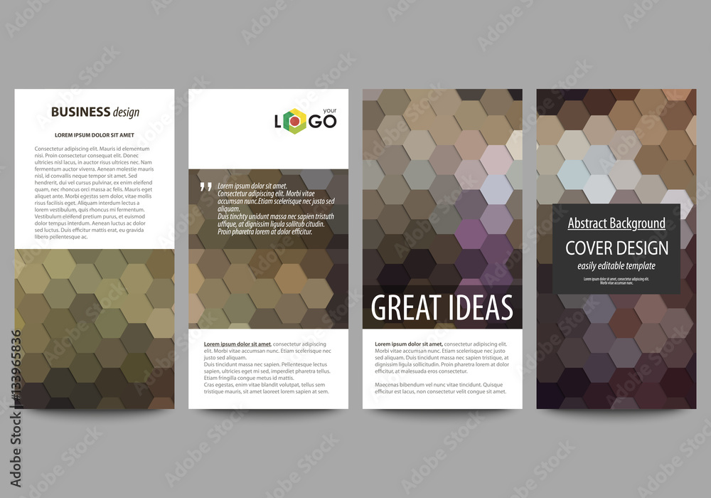 Poster flyers set, modern banners. business templates. cover design template, easy editable vector layouts.