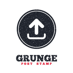 Upload sign icon. Load symbol.