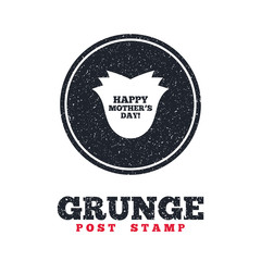 Happy Mothers's Day sign icon. Mom symbol.