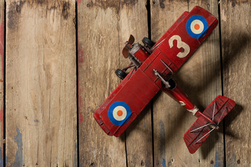 Old tin plane