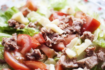 salad with vegetables