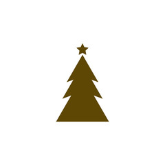 Pictograph of christmas tree