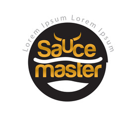 Fototapeta na wymiar Sauce Master Logo Design