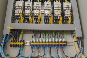 Front side showing control panel of machine control.