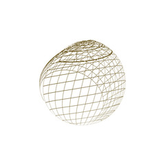 Wire-frame Design Element. Sphere