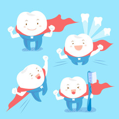 super cartoon tooth take brush