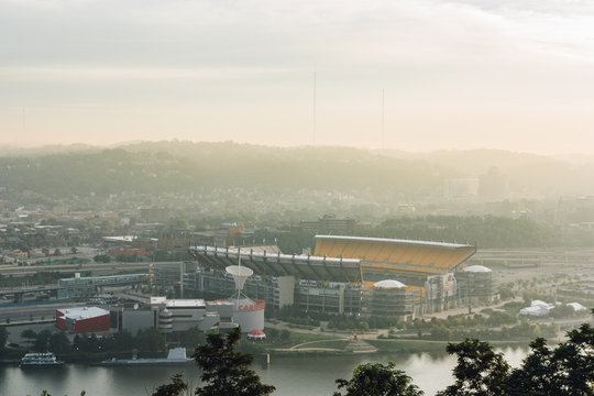 Heinz Field Pittsburgh At Sunrise